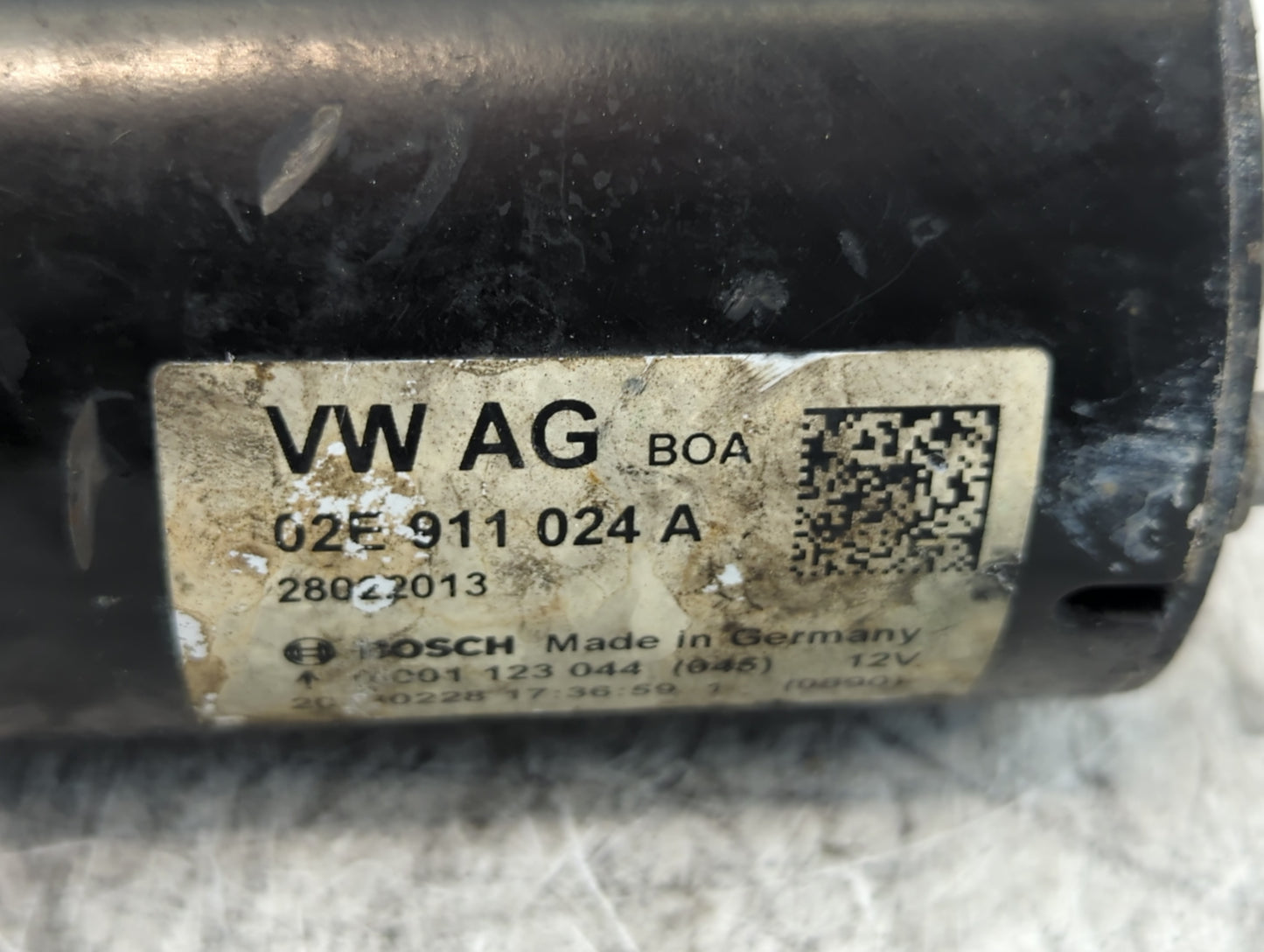 2009-2016 Volkswagen Jetta Car Starter Motor Solenoid OEM P/N:02E 911 024 A Fits Fits 2009 2010 2011 2012 2013 2014 2015 201