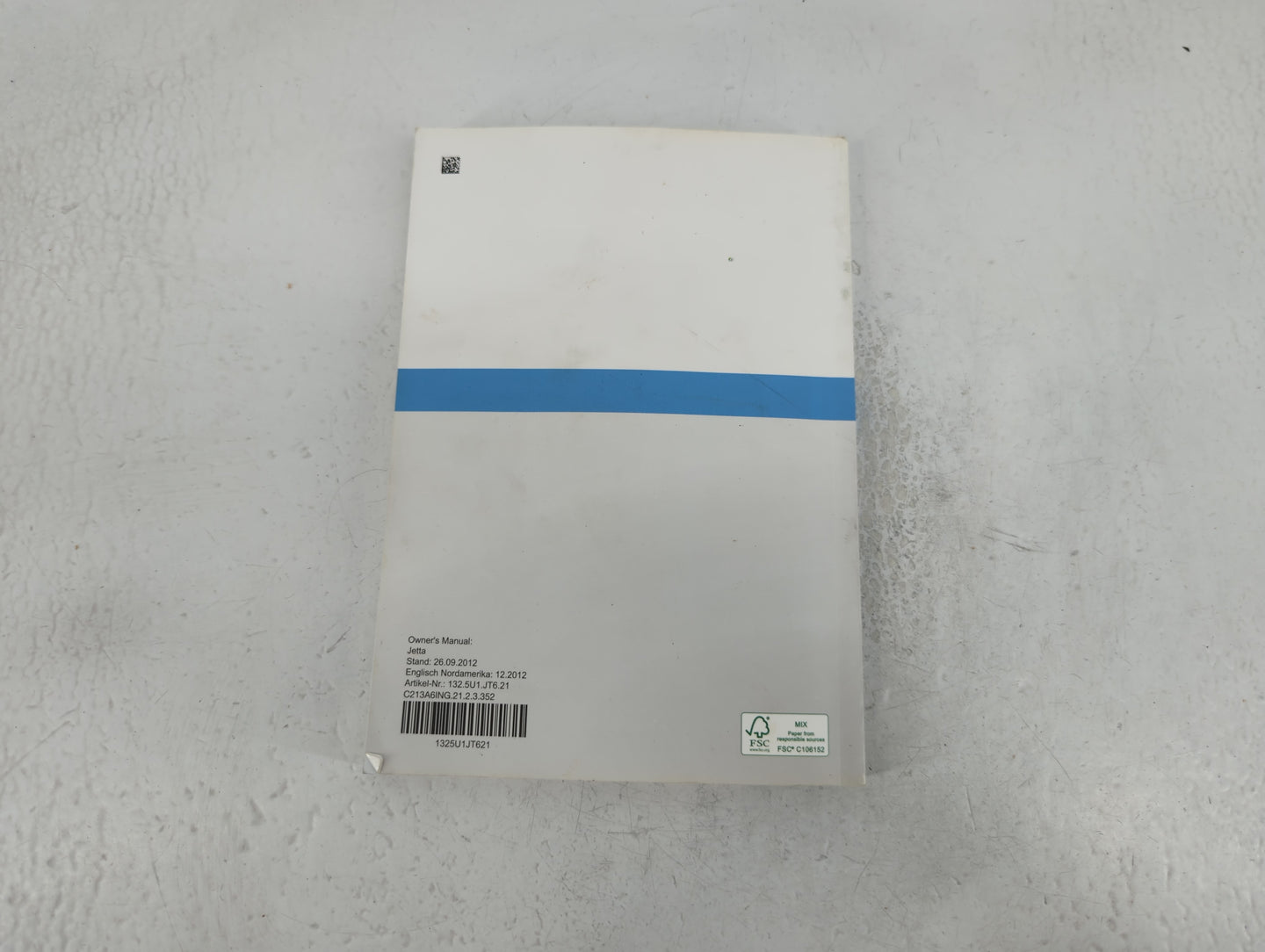 2013 Volkswagen Jetta Owners Manual Book Guide OEM Used Auto Parts - Oemusedautoparts1.com