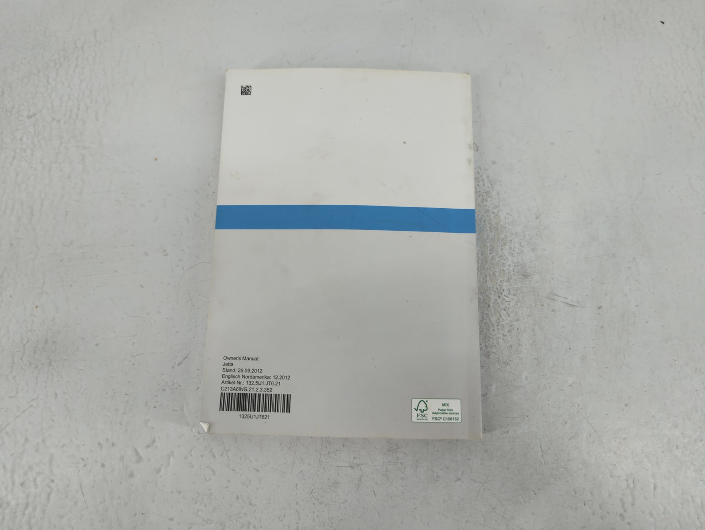 2013 Volkswagen Jetta Owners Manual Book Guide OEM Used Auto Parts - Oemusedautoparts1.com
