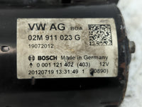 2012-2016 Volkswagen Jetta Car Starter Motor Solenoid OEM P/N:02M 911 023 G Fits Fits 2012 2013 2014 2015 2016 2018 OEM Used