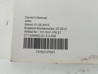 2013 Volkswagen Jetta Owners Manual Book Guide P/N:1315U1JT621 OEM Used Auto Parts - Oemusedautoparts1.com