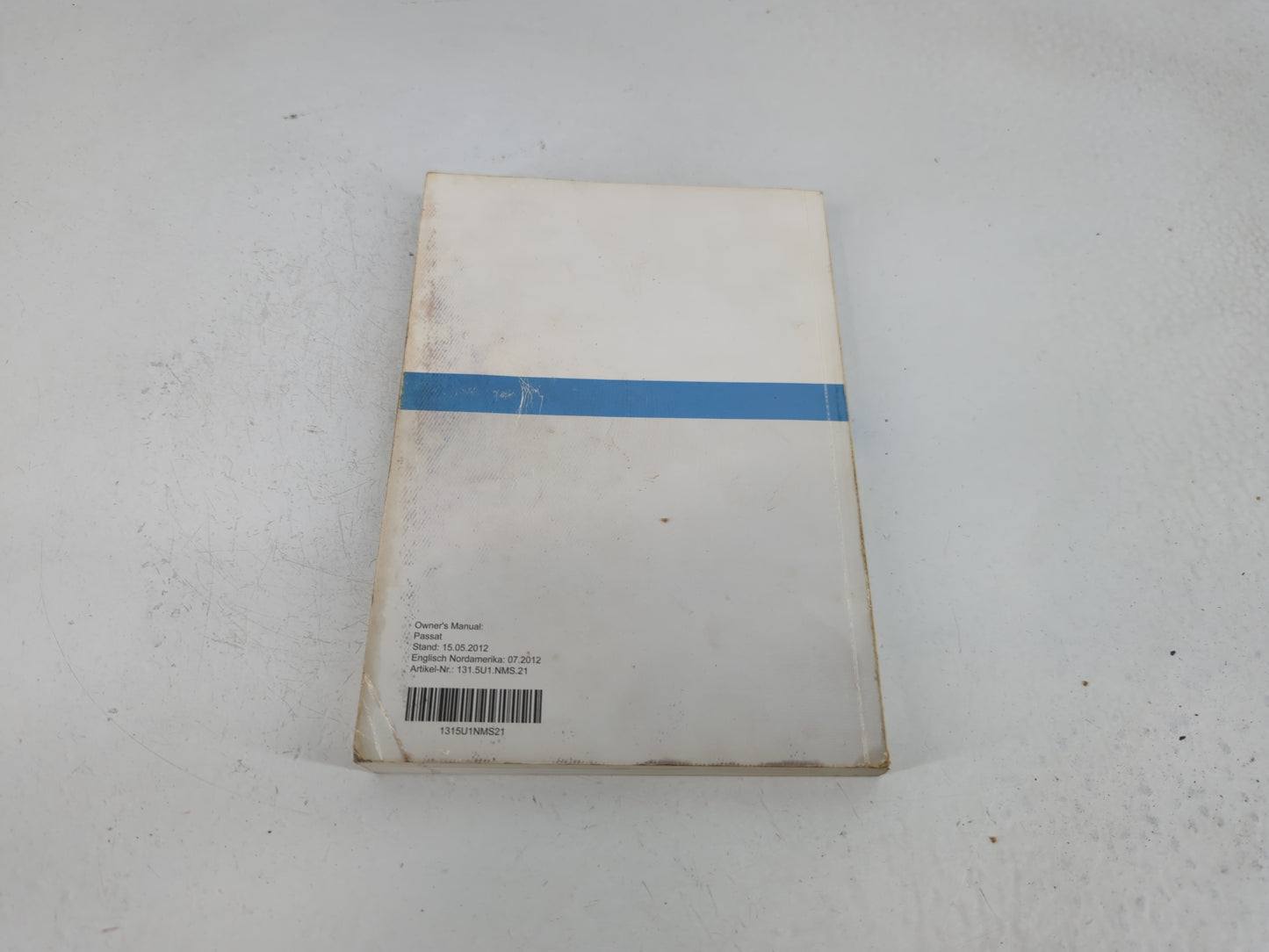 2013 Volkswagen Passat Owners Manual Book Guide P/N:1315U1NMS21 OEM Used Auto Parts - Oemusedautoparts1.com