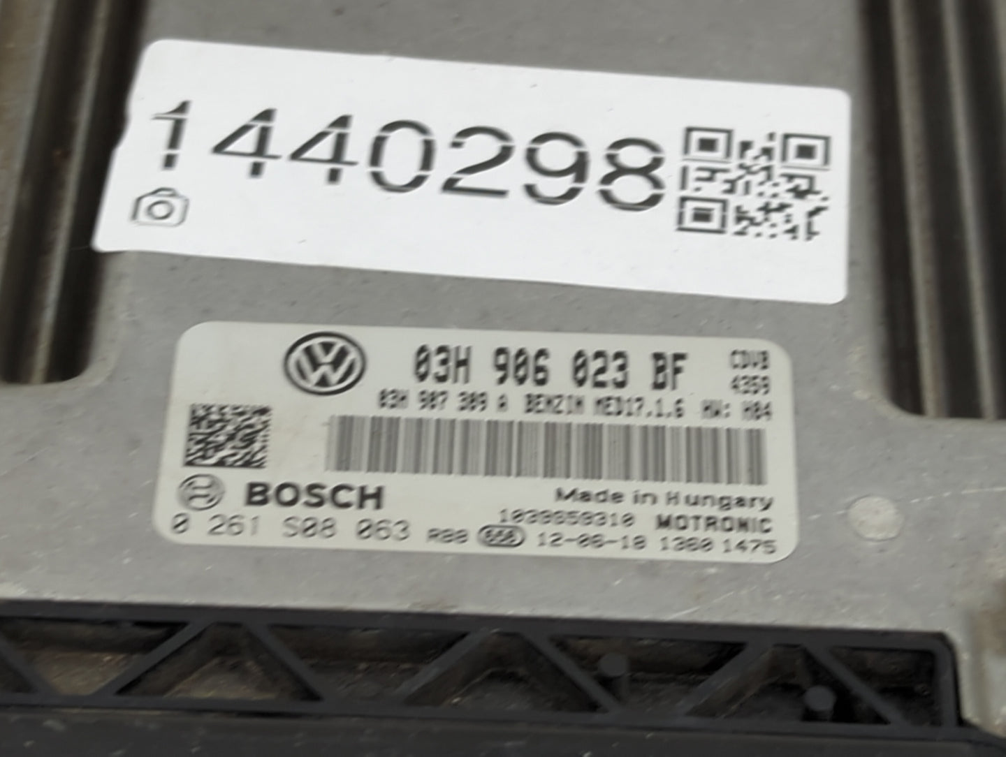 2013-2014 Volkswagen Passat PCM Engine Control Computer ECU ECM PCU OEM P/N:03H 906 023 BF 03H907309A Fits Fits 2013 2014 OE
