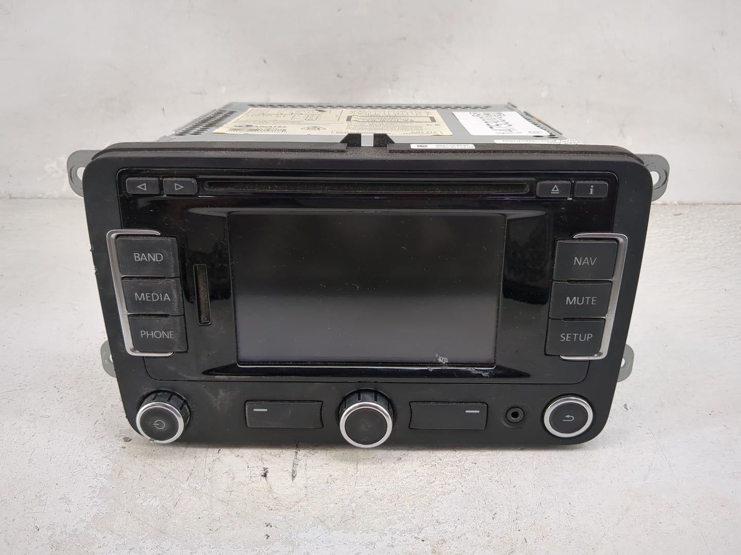 2013 Volkswagen Passat Radio AM FM Cd Player Receiver Replacement P/N:1K0035274D VWZ1Z2M4288769 Fits OEM Used Auto Parts - O
