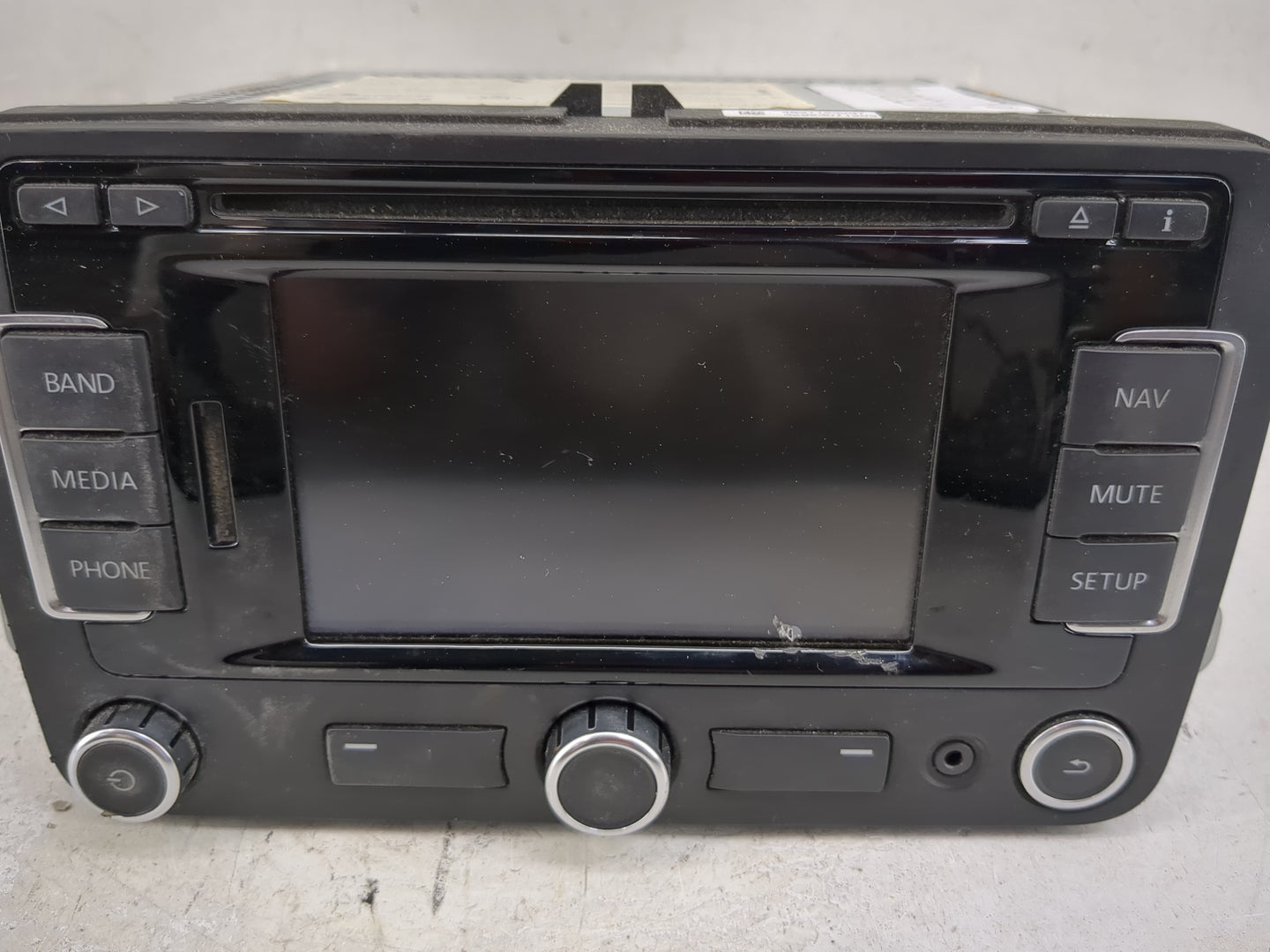 2013 Volkswagen Passat Radio AM FM Cd Player Receiver Replacement P/N:1K0035274D VWZ1Z2M4288769 Fits OEM Used Auto Parts - O