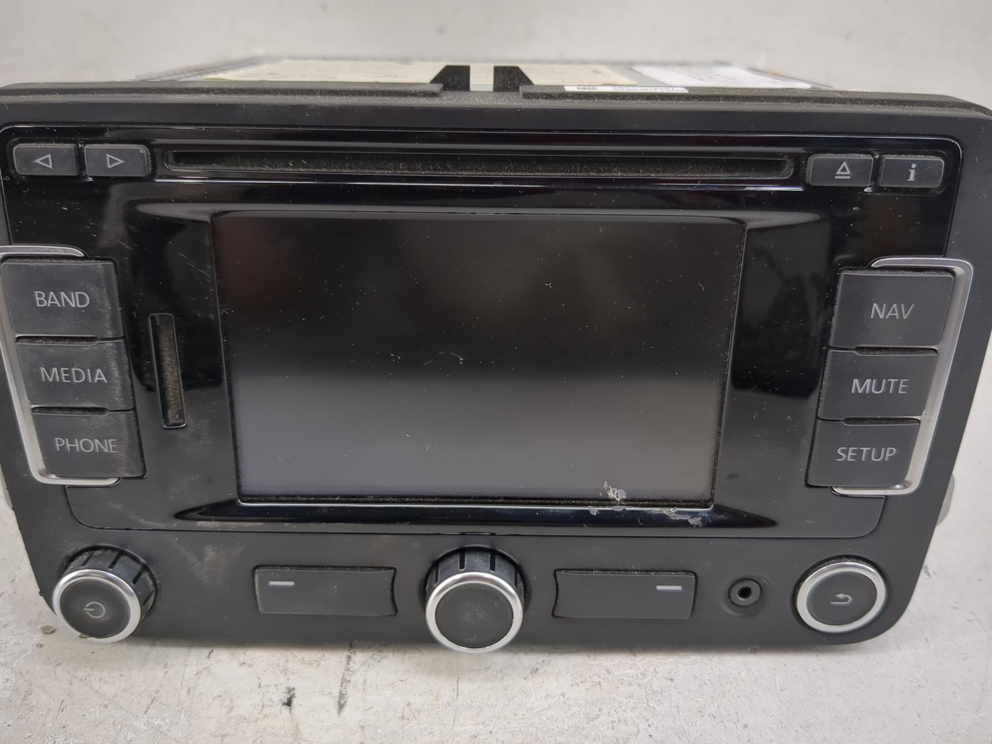 2013 Volkswagen Passat Radio AM FM Cd Player Receiver Replacement P/N:1K0035274D VWZ1Z2M4288769 Fits OEM Used Auto Parts - O
