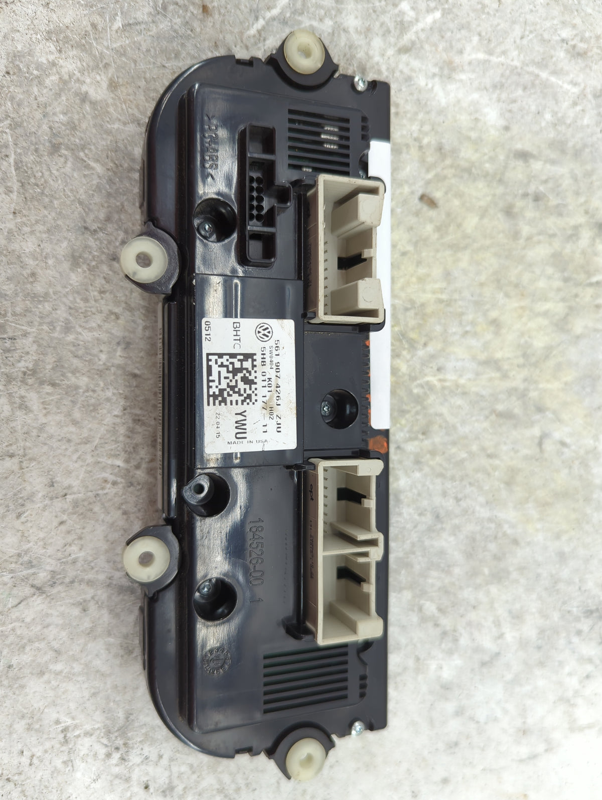 2013-2015 Volkswagen Passat Climate Control Module Temperature AC/Heater Replacement P/N:561907426J 5HB01117711 Fits OEM Use
