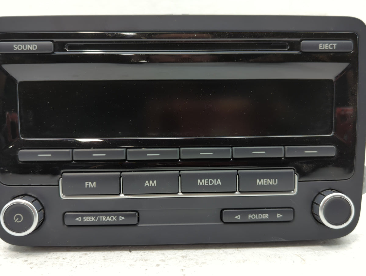 2012-2015 Volkswagen Passat Radio AM FM Cd Player Receiver Replacement P/N:1K0 035 164 D 1K0 035 180 AF OEM Used Auto Parts 