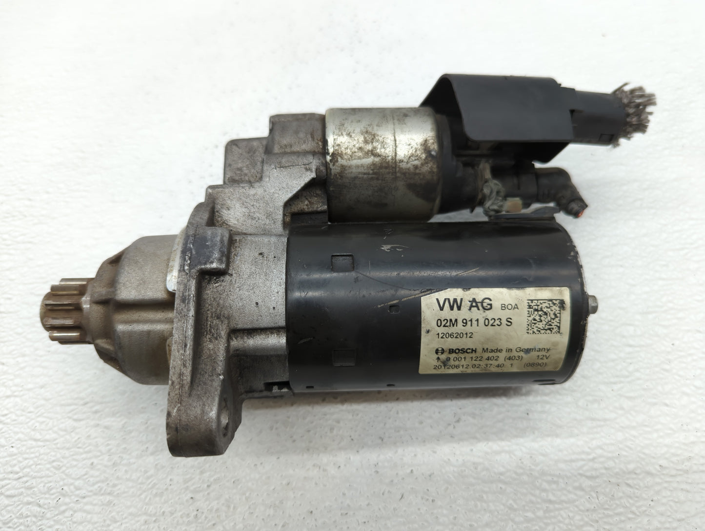 2012-2014 Volkswagen Passat Car Starter Motor Solenoid OEM P/N:02M 911 023 S Fits OEM Used Auto Parts - Oemusedautoparts1.co