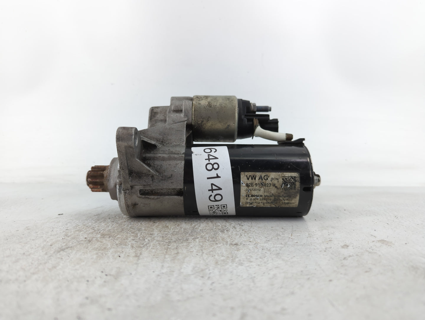 2012-2018 Volkswagen Passat Car Starter Motor Solenoid OEM P/N:02072012 02E 911 023 H Fits OEM Used Auto Parts - Oemusedauto