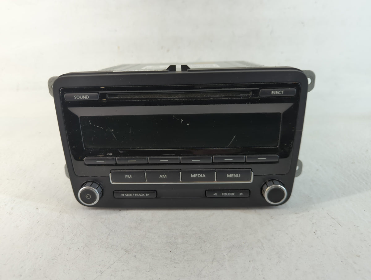 2012-2015 Volkswagen Passat Am Fm Cd Player Radio Receiver 744786 - Oemusedautoparts1.com
