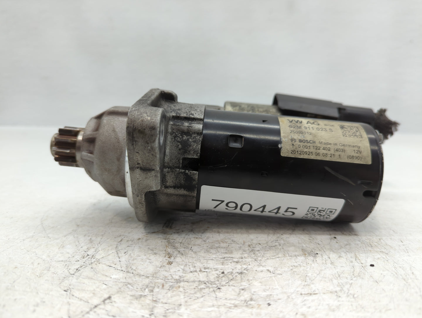 2012-2014 Volkswagen Passat Car Starter Motor Solenoid OEM P/N:02M 911 023 S Fits OEM Used Auto Parts - Oemusedautoparts1.co
