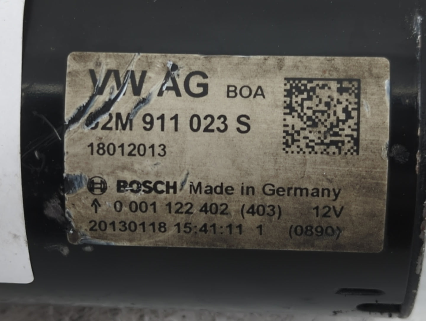 2012-2014 Volkswagen Passat Car Starter Motor Solenoid OEM P/N:20130118 0 001 122 402 Fits OEM Used Auto Parts - Oemusedauto