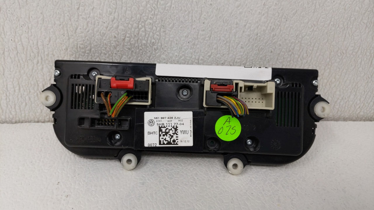2013-2015 Volkswagen Tiguan Climate Control Module Temperature AC/Heater Replacement P/N:561 907 426DZJU 561 907 426B Fits O
