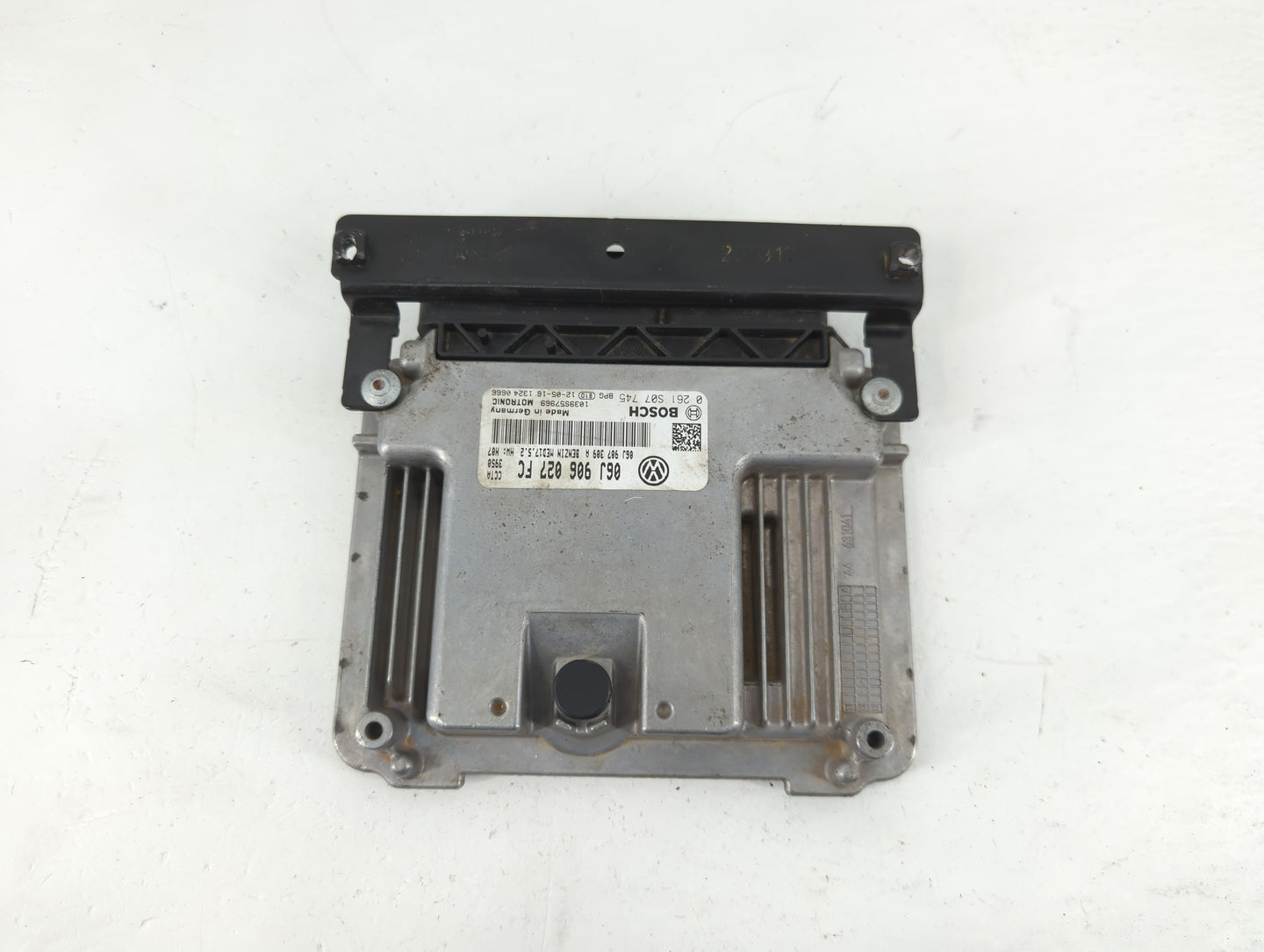 2013 Volkswagen Tiguan PCM Engine Control Computer ECU ECM PCU OEM P/N:06J 906 027 FC Fits OEM Used Auto Parts - Oemusedauto