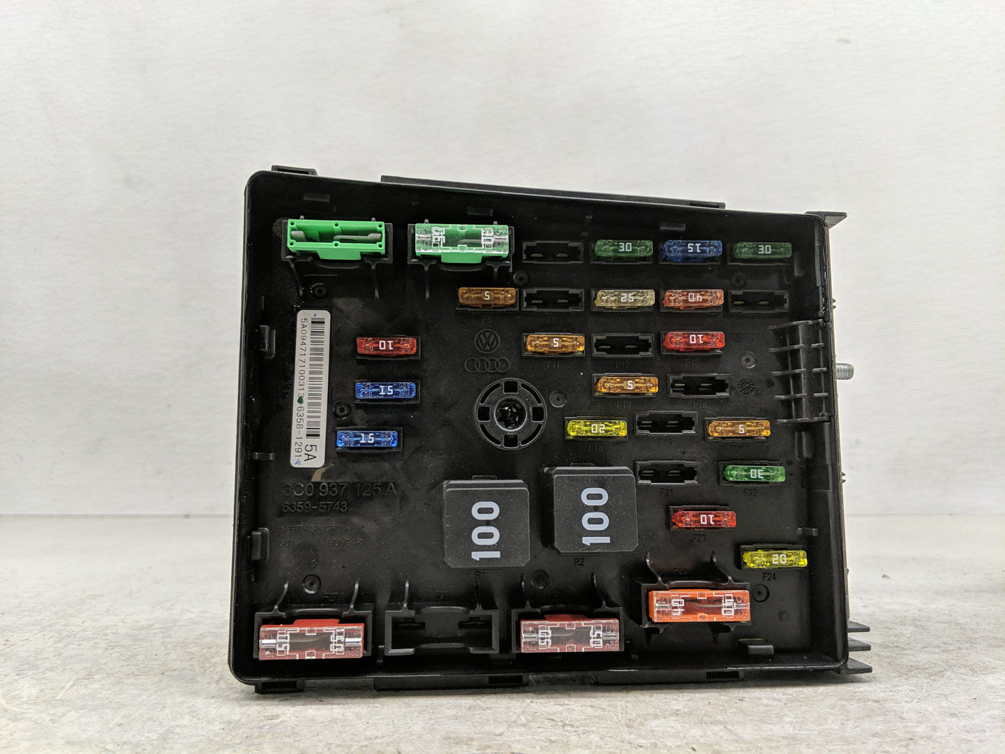 2012-2018 Volkswagen Tiguan Fusebox Fuse Box Panel Relay Module Fits Fits 2008 2009 2010 2012 2013 2014 2015 2016 2017 2018 