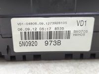 2013-2017 Volkswagen Tiguan Instrument Cluster Speedometer Gauges P/N:5N0920 Fits Fits 2013 2014 2015 2016 2017 OEM Used Aut