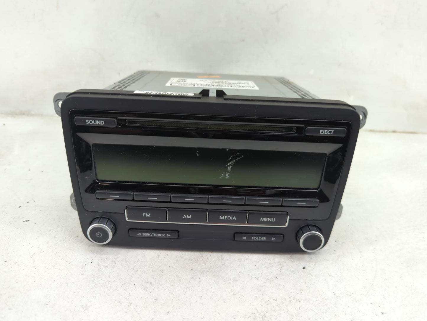 2009-2017 Volkswagen Tiguan Radio AM FM Cd Player Receiver Replacement P/N:5N0035164D 28352656 Fits OEM Used Auto Parts - Oe