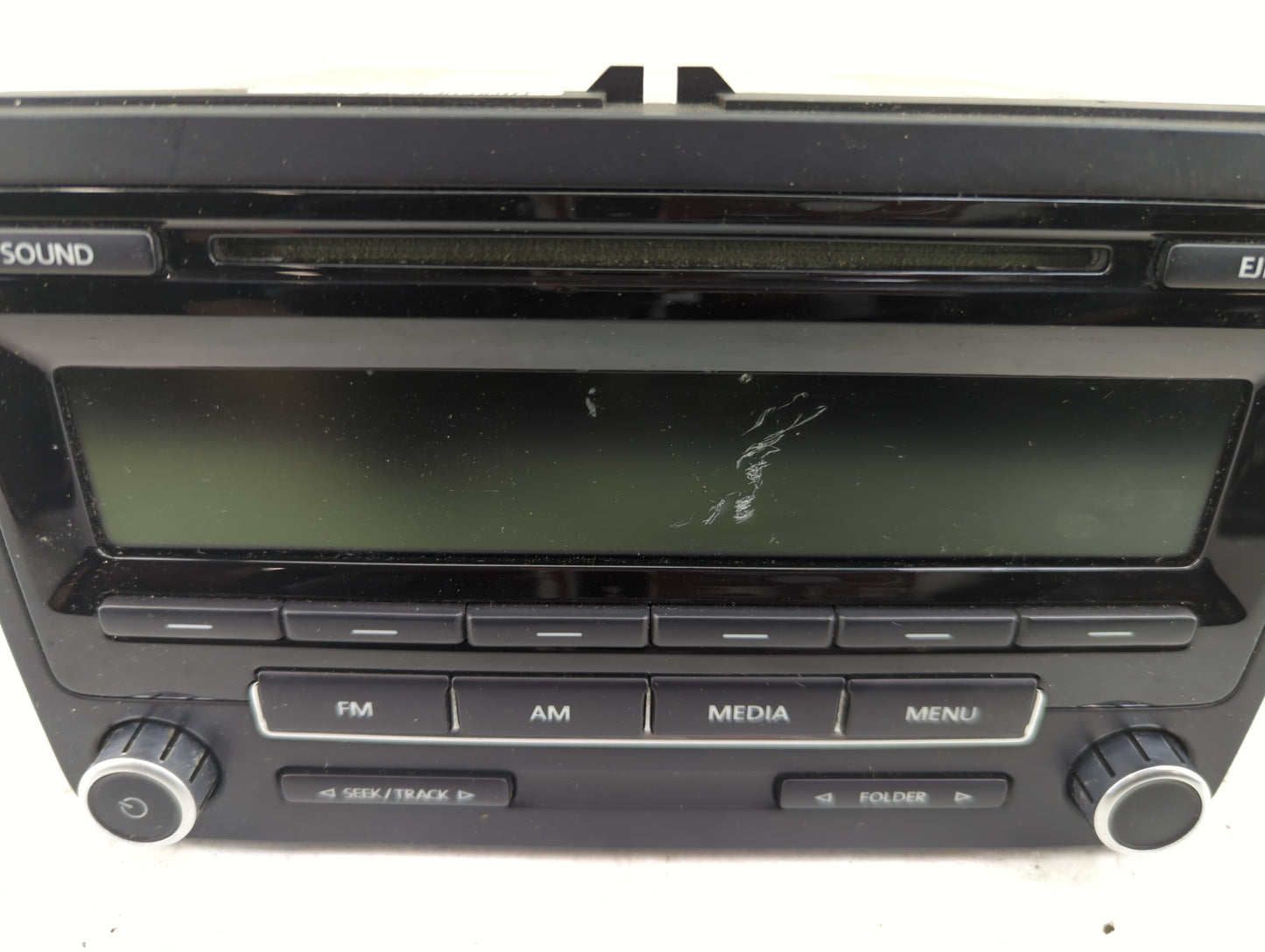 2009-2017 Volkswagen Tiguan Radio AM FM Cd Player Receiver Replacement P/N:5N0035164D 28352656 Fits OEM Used Auto Parts - Oe