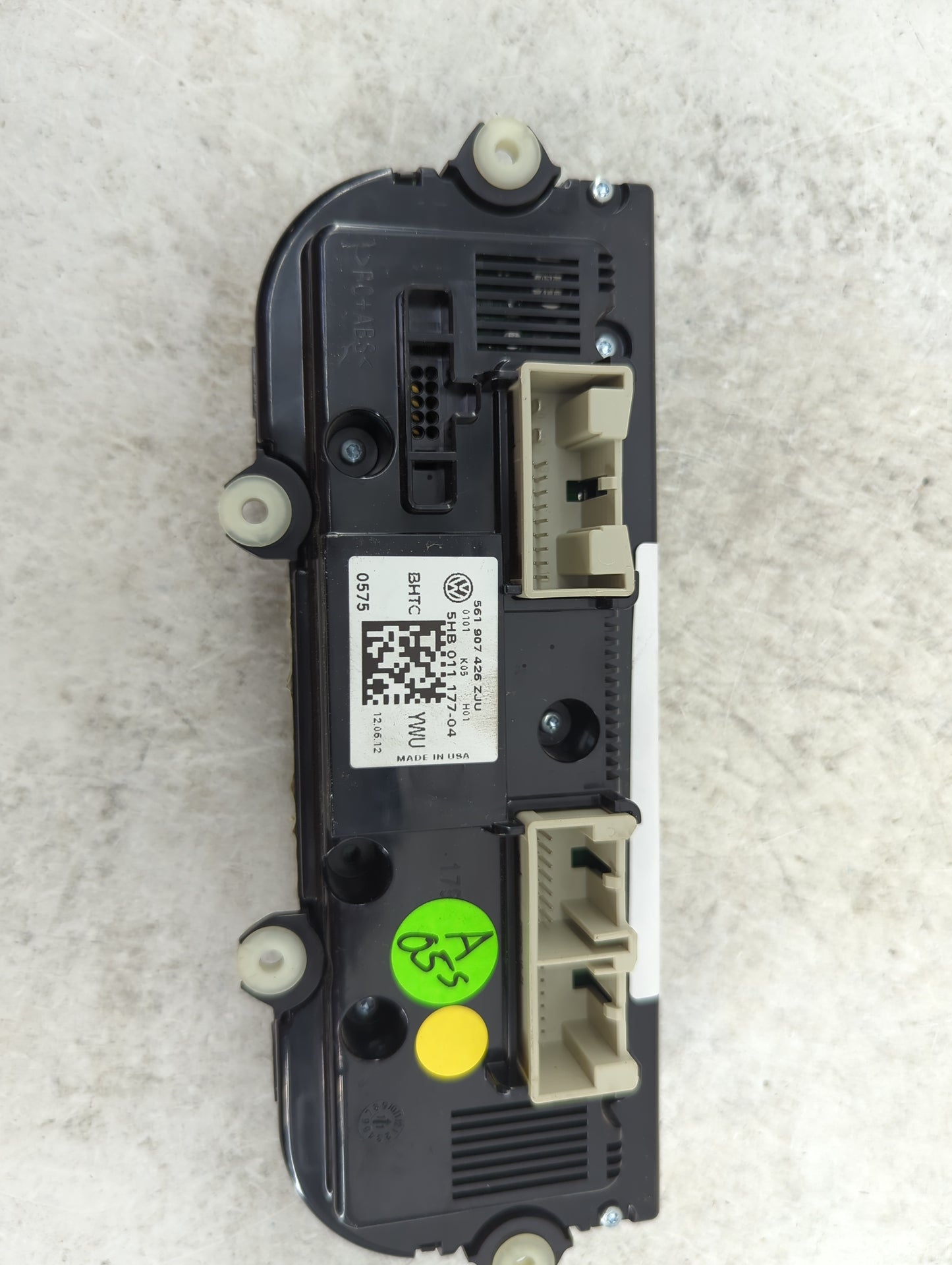 2013-2015 Volkswagen Tiguan Climate Control Module Temperature AC/Heater Replacement P/N:561907426ZJU 5HB011177-04 Fits OEM 