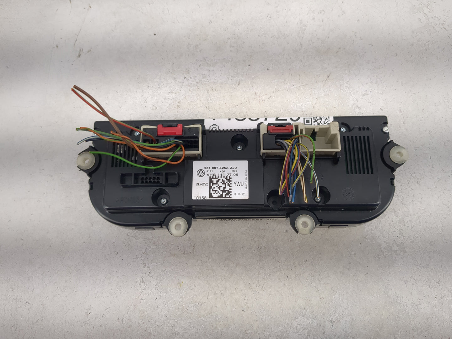 2013-2015 Volkswagen Tiguan Climate Control Module Temperature AC/Heater Replacement P/N:561907426A 5HB11177-05 Fits OEM Use