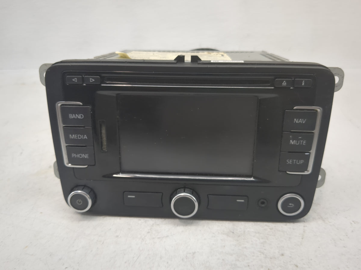 2009-2017 Volkswagen Tiguan Radio AM FM Cd Player Receiver Replacement P/N:1K0035274D VWZAZ2M4289852 Fits OEM Used Auto Part