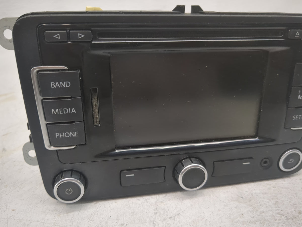 2009-2017 Volkswagen Tiguan Radio AM FM Cd Player Receiver Replacement P/N:1K0035274D VWZAZ2M4289852 Fits OEM Used Auto Part