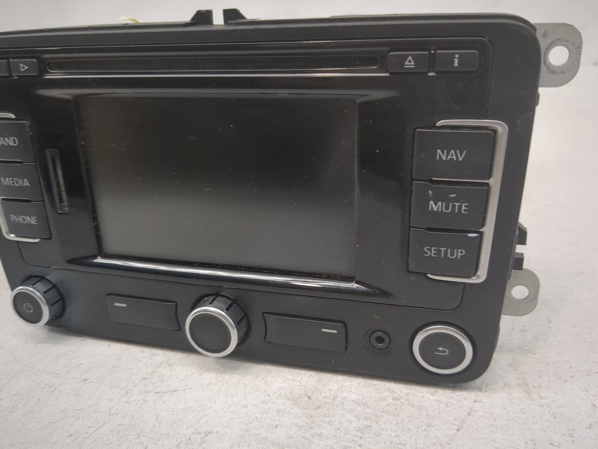 2009-2017 Volkswagen Tiguan Radio AM FM Cd Player Receiver Replacement P/N:1K0035274D VWZAZ2M4289852 Fits OEM Used Auto Part