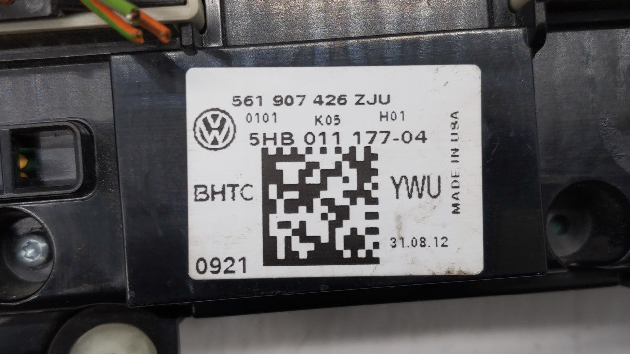 2013-2015 Volkswagen Tiguan Climate Control Module Temperature AC/Heater Replacement P/N:561 907 426DZJU 561 907 426B Fits O