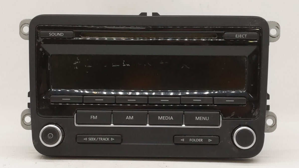 2009-2017 Volkswagen Tiguan Am Fm Cd Player Radio Receiver 253697 - Oemusedautoparts1.com