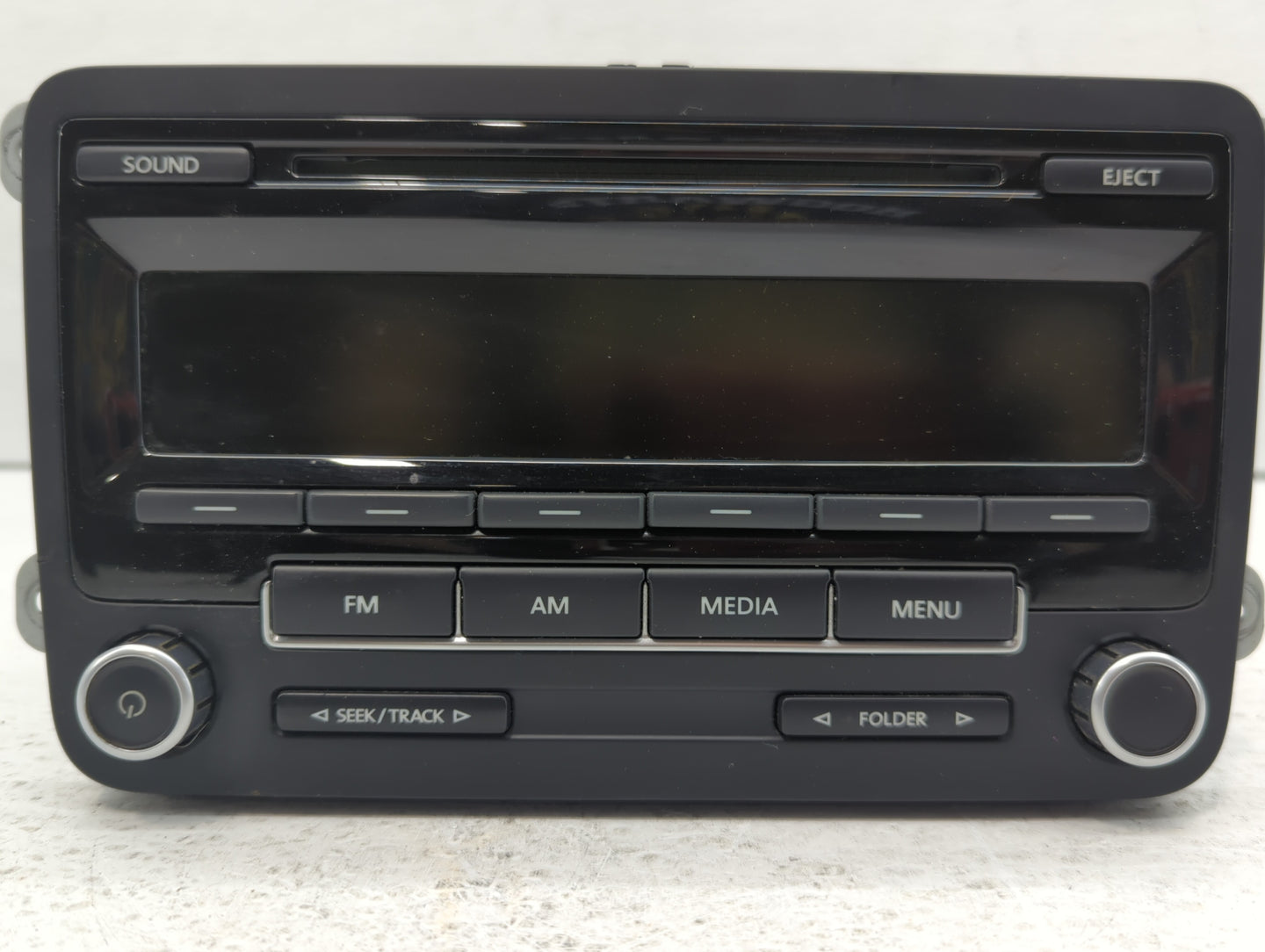 2009-2017 Volkswagen Tiguan Radio AM FM Cd Player Receiver Replacement P/N:5N0 035 164 D 1K0 035 161 D Fits OEM Used Auto Pa