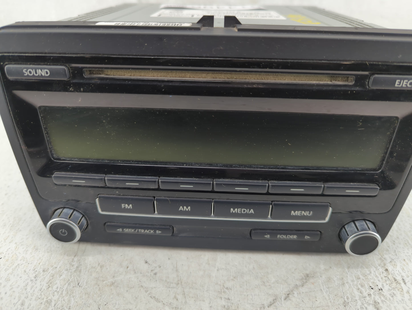 2009-2017 Volkswagen Tiguan Am Fm Cd Player Radio Receiver - Oemusedautoparts1.com