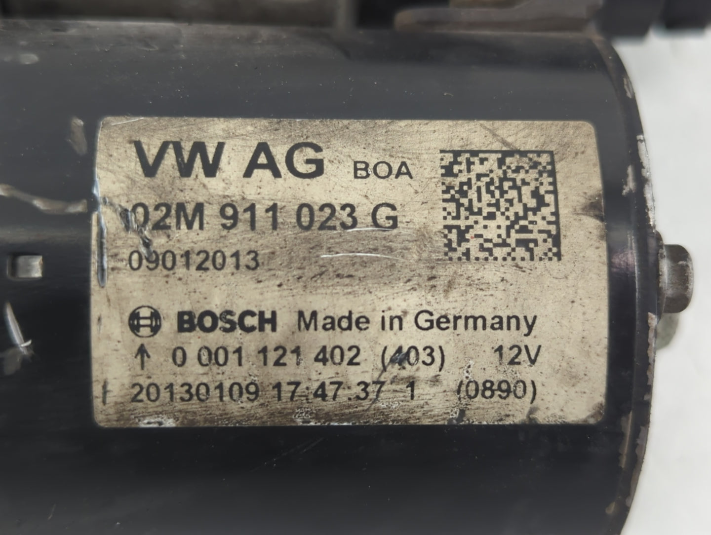 2009-2017 Volkswagen Tiguan Car Starter Motor Solenoid OEM P/N:02M 911 023 G Fits OEM Used Auto Parts - Oemusedautoparts1.co