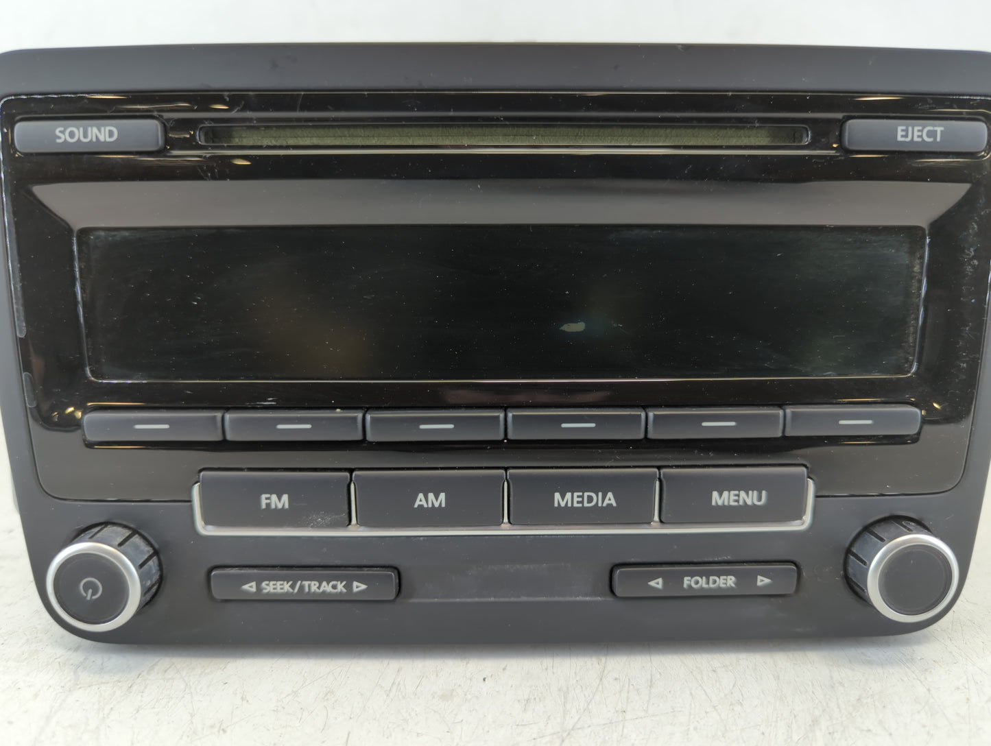 2009-2017 Volkswagen Tiguan Radio AM FM Cd Player Receiver Replacement P/N:5N0 035 164 D Fits OEM Used Auto Parts - Oemuseda