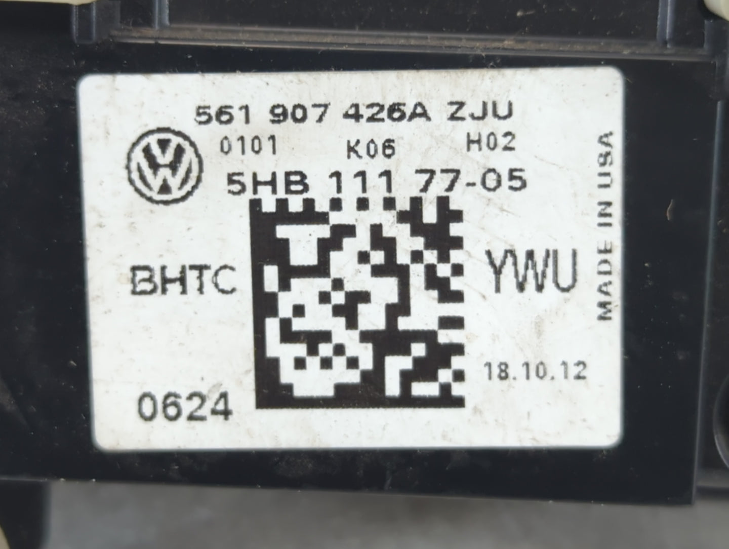 2013-2015 Volkswagen Tiguan Climate Control Module Temperature AC/Heater Replacement P/N:561 907 426 A Fits Fits 2013 2014 2