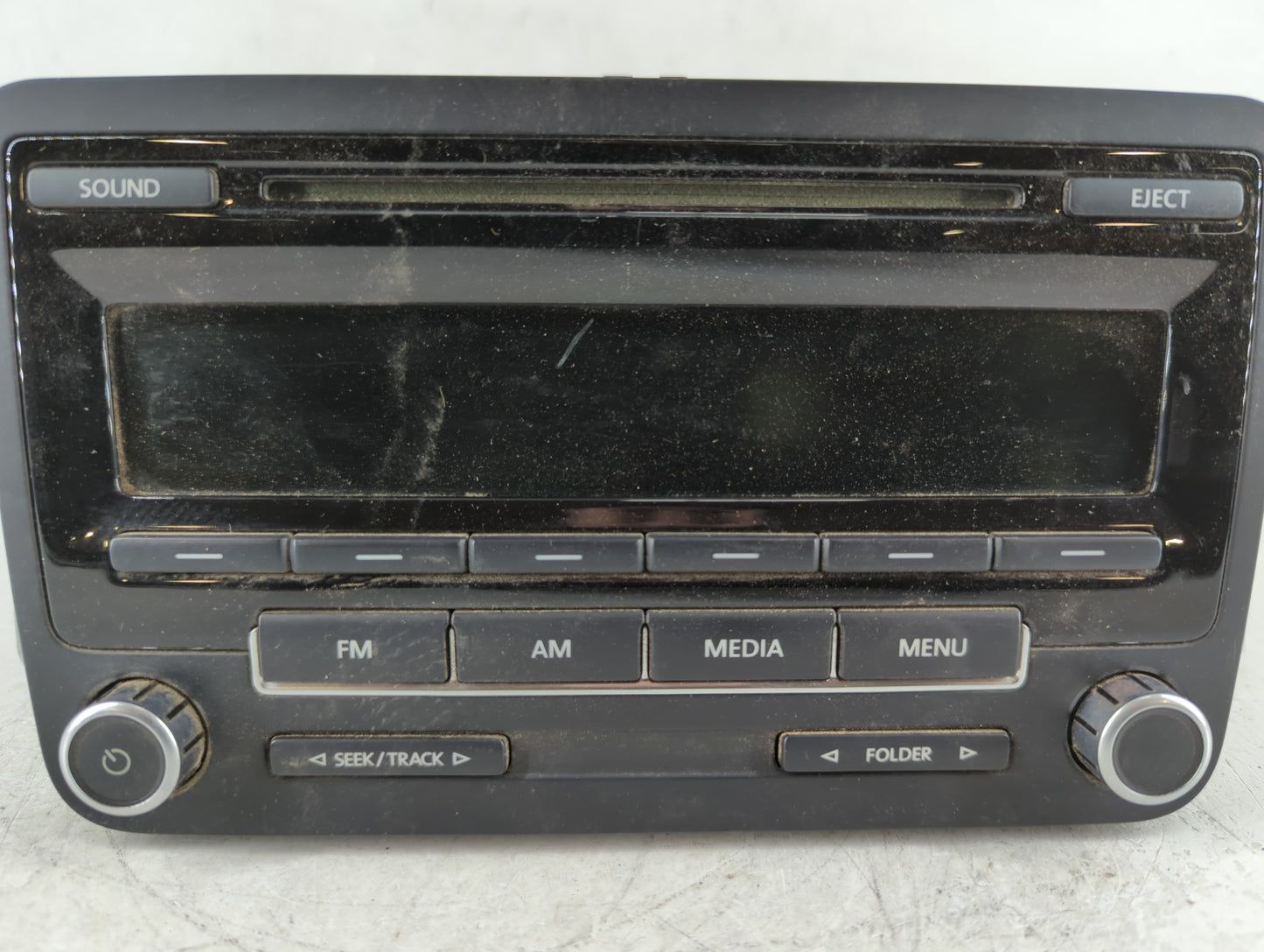 2009-2017 Volkswagen Tiguan Radio AM FM Cd Player Receiver Replacement P/N:5N0 035 164 D Fits OEM Used Auto Parts - Oemuseda