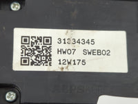 2011-2013 Volvo S60 Master Power Window Switch Replacement Driver Side Left P/N:12W175 31334345 Fits Fits 2010 2011 2012 201