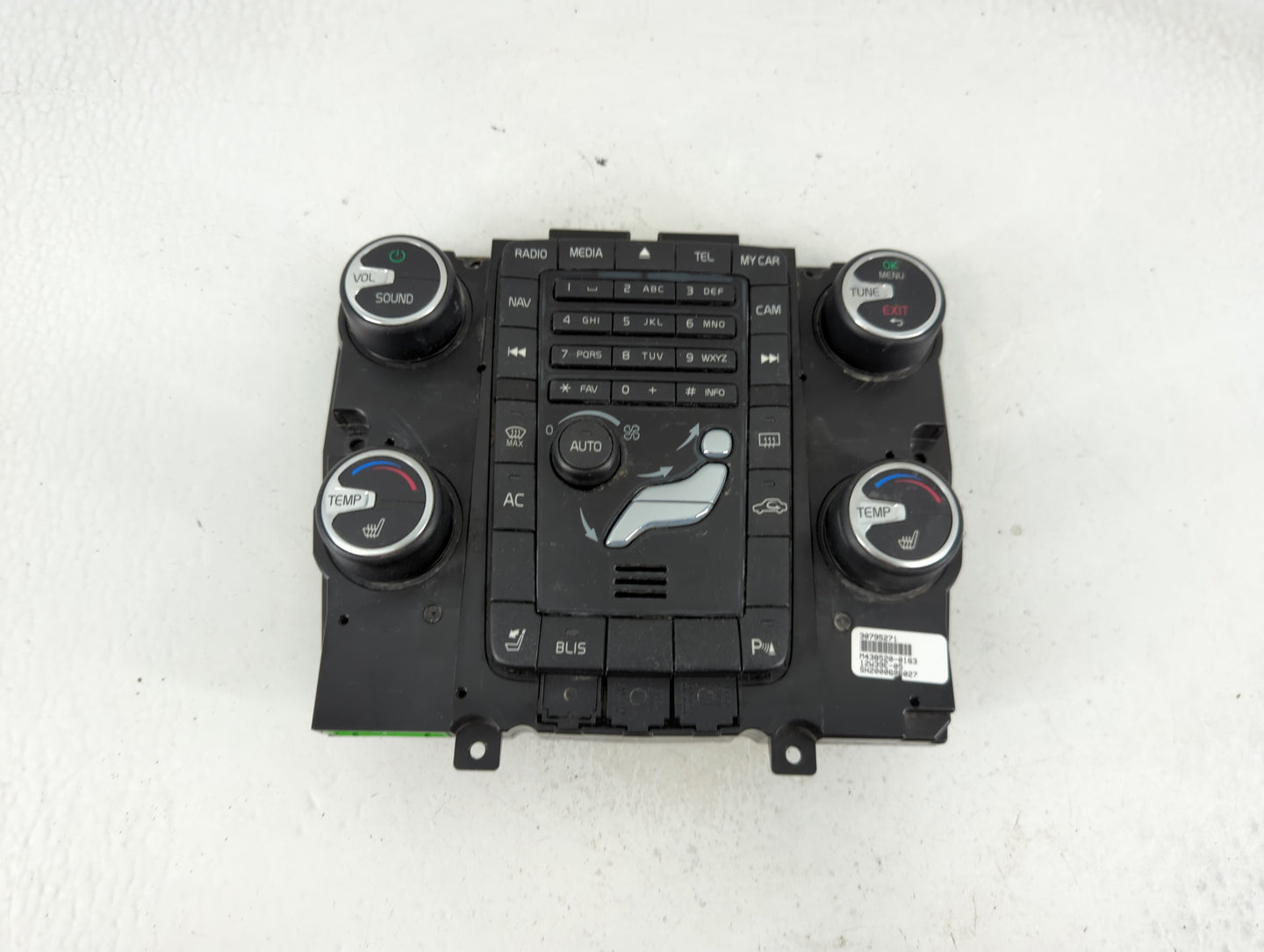 2011-2013 Volvo S60 Radio Control Panel - Oemusedautoparts1.com