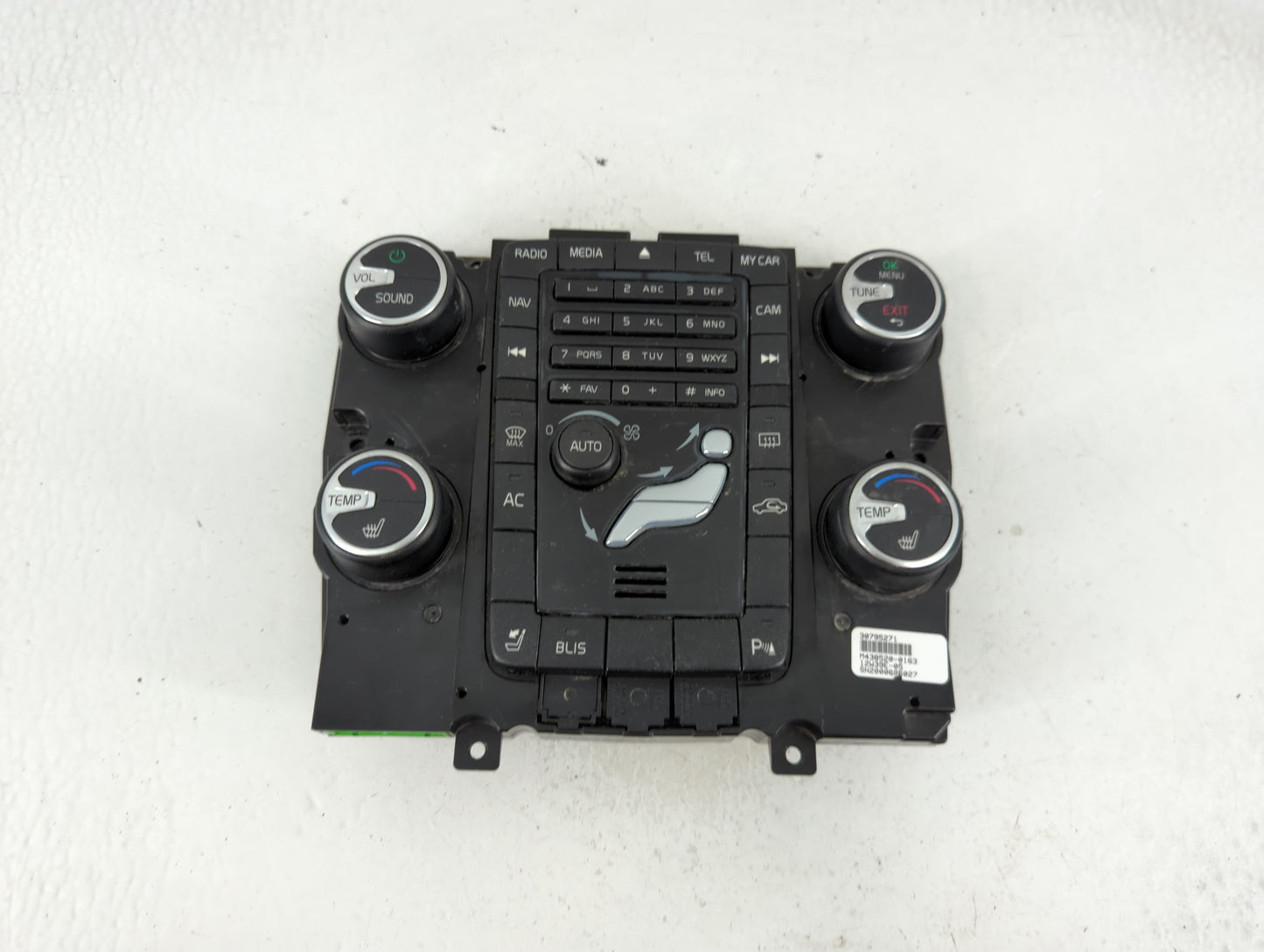 2011-2013 Volvo S60 Radio Control Panel - Oemusedautoparts1.com