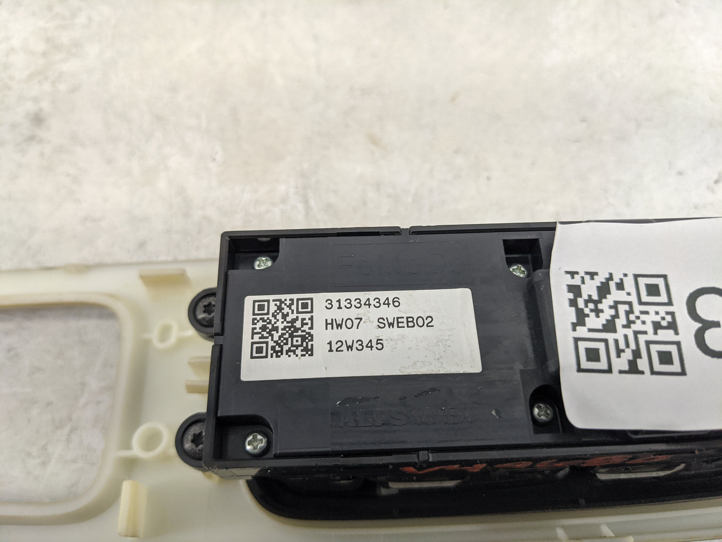 2011-2013 Volvo S60 Master Power Window Switch Replacement Driver Side Left P/N:31334346 Fits Fits 2010 2011 2012 2013 OEM U
