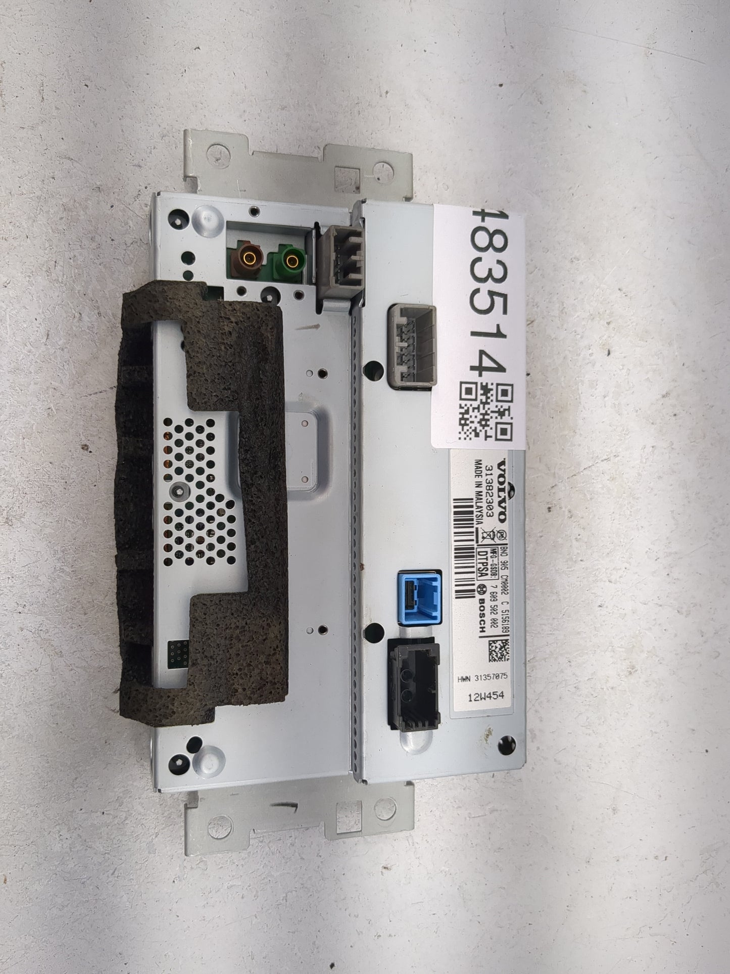 2011-2015 Volvo S60 Information Display Screen 1483514 - Oemusedautoparts1.com