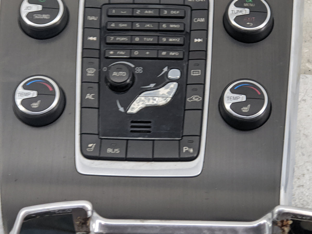 2011-2013 Volvo S60 Radio Control Panel Black - Oemusedautoparts1.com