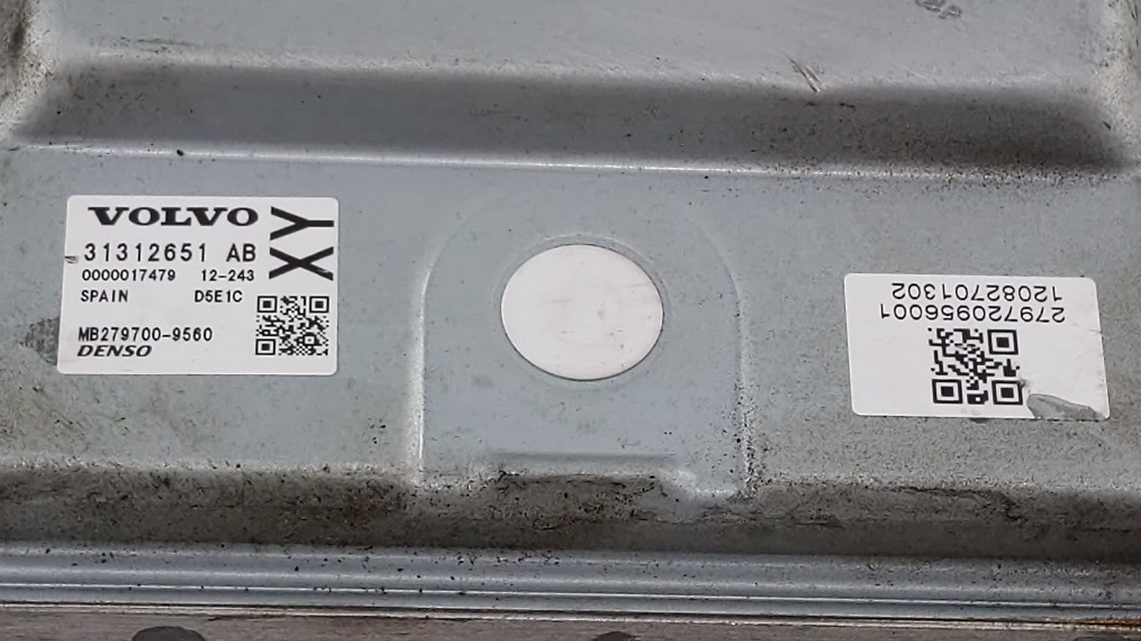 2014-2016 Volvo S60 PCM Engine Control Computer ECU ECM PCU OEM P/N:31312651AB Fits Fits 2014 2015 2016 OEM Used Auto Parts 