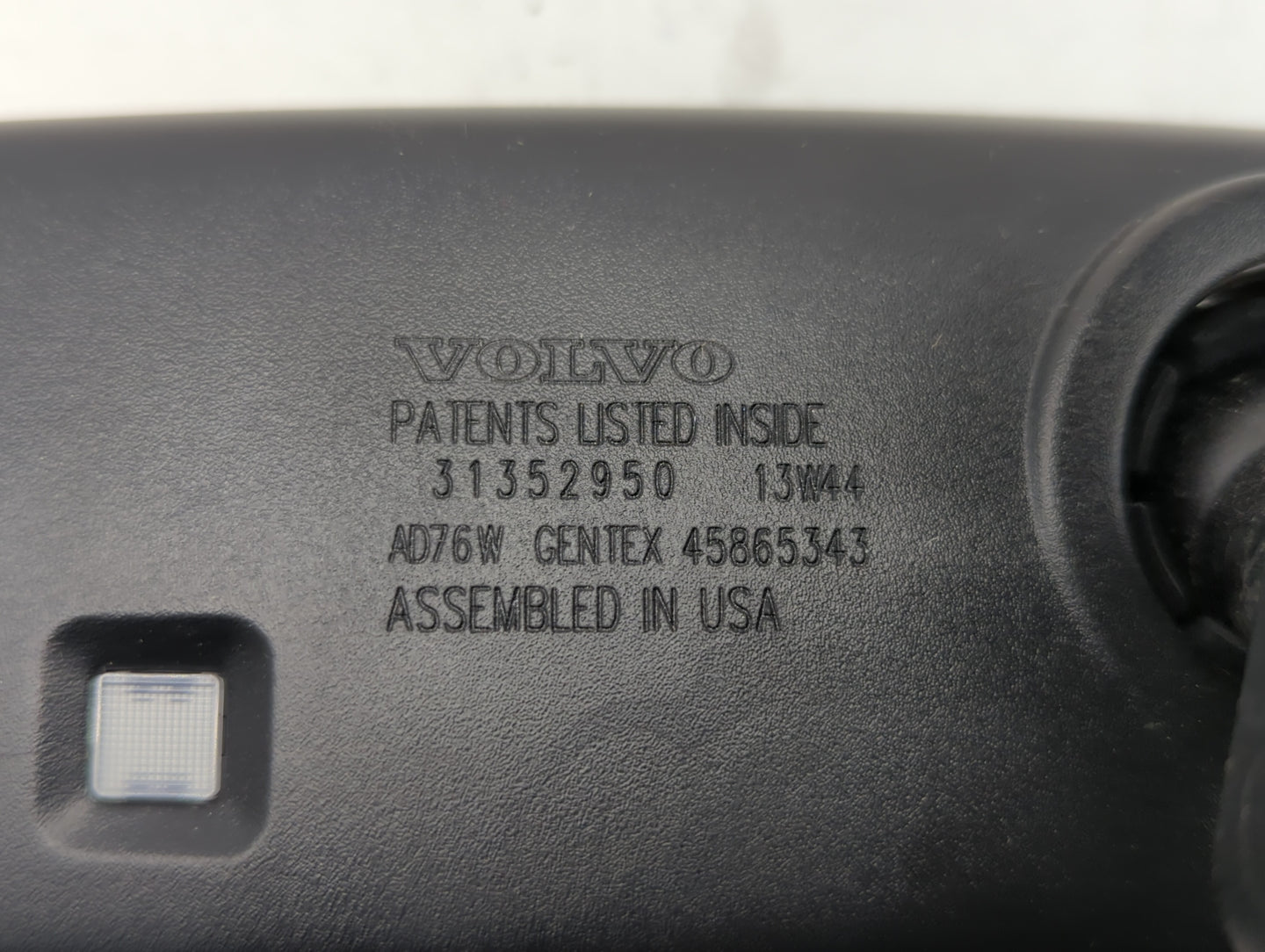 2011-2013 Volvo S60 Interior Rear View Mirror Replacement OEM P/N:GNTX-480 E11025891, E11015891, 350-0219 Fits Fits 2011 201