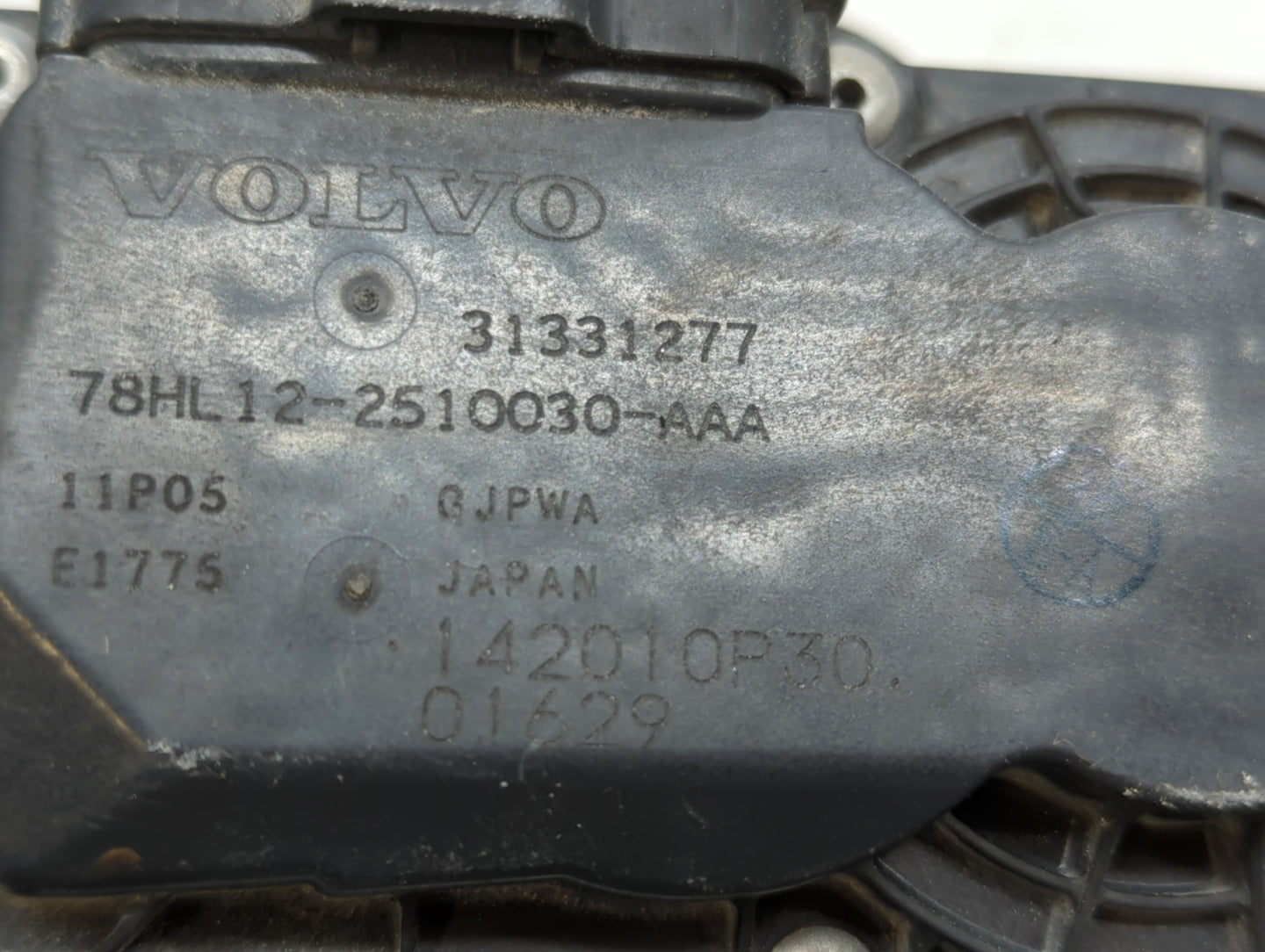 2014-2016 Volvo S60 Throttle Body P/N:31331277 Fits Fits 2014 2015 2016 OEM Used Auto Parts - Oemusedautoparts1.com