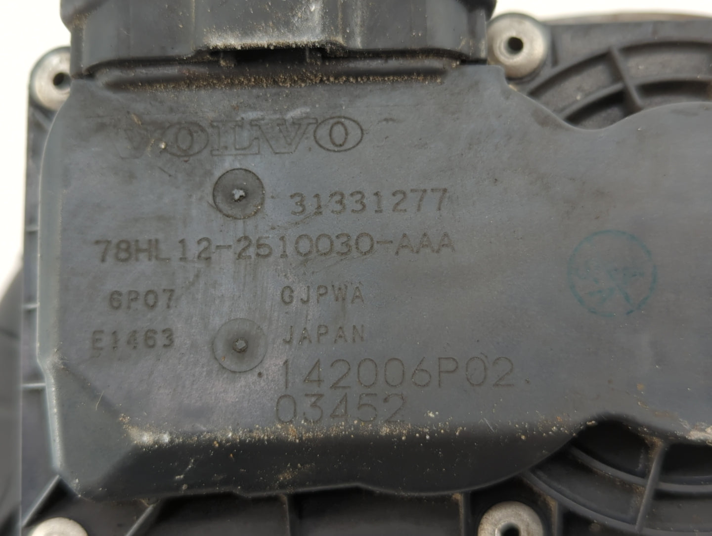 2013-2016 Volvo S60 Throttle Body P/N:31331277 Fits Fits 2013 2014 2015 2016 OEM Used Auto Parts - Oemusedautoparts1.com