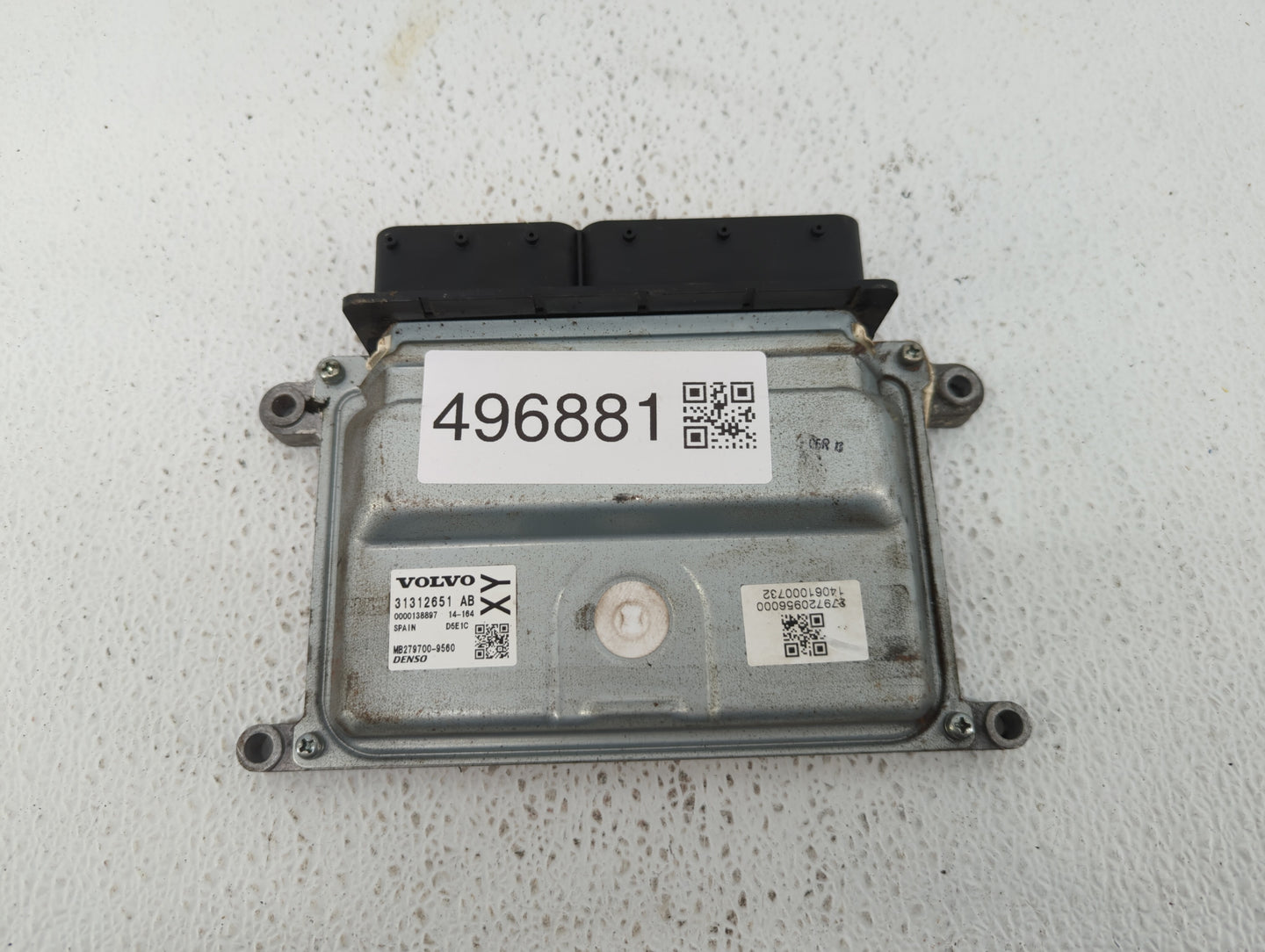 2013-2016 Volvo S60 PCM Engine Control Computer ECU ECM PCU OEM P/N:31312651 AB Fits Fits 2013 2014 2015 2016 OEM Used Auto 