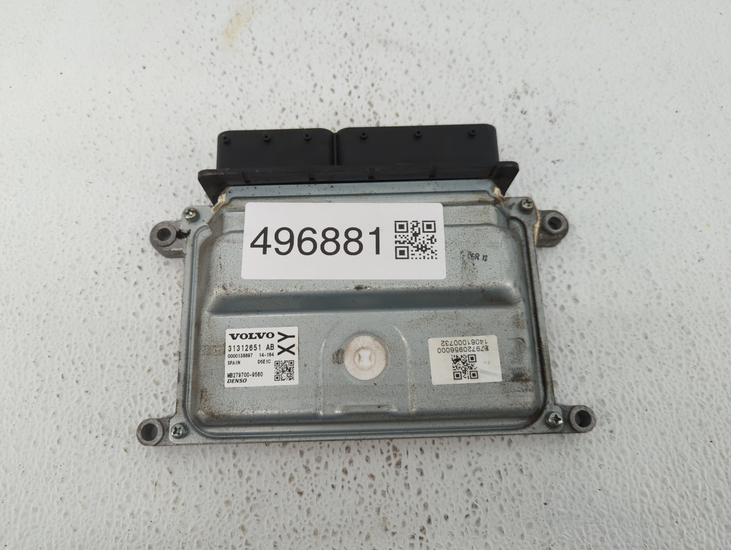 2013-2016 Volvo S60 PCM Engine Control Computer ECU ECM PCU OEM P/N:31312651 AB Fits Fits 2013 2014 2015 2016 OEM Used Auto 