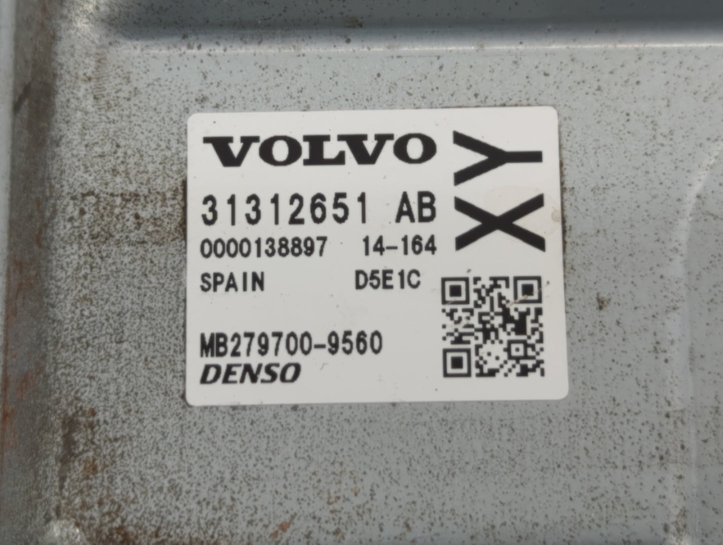 2013-2016 Volvo S60 PCM Engine Control Computer ECU ECM PCU OEM P/N:31312651 AB Fits Fits 2013 2014 2015 2016 OEM Used Auto 
