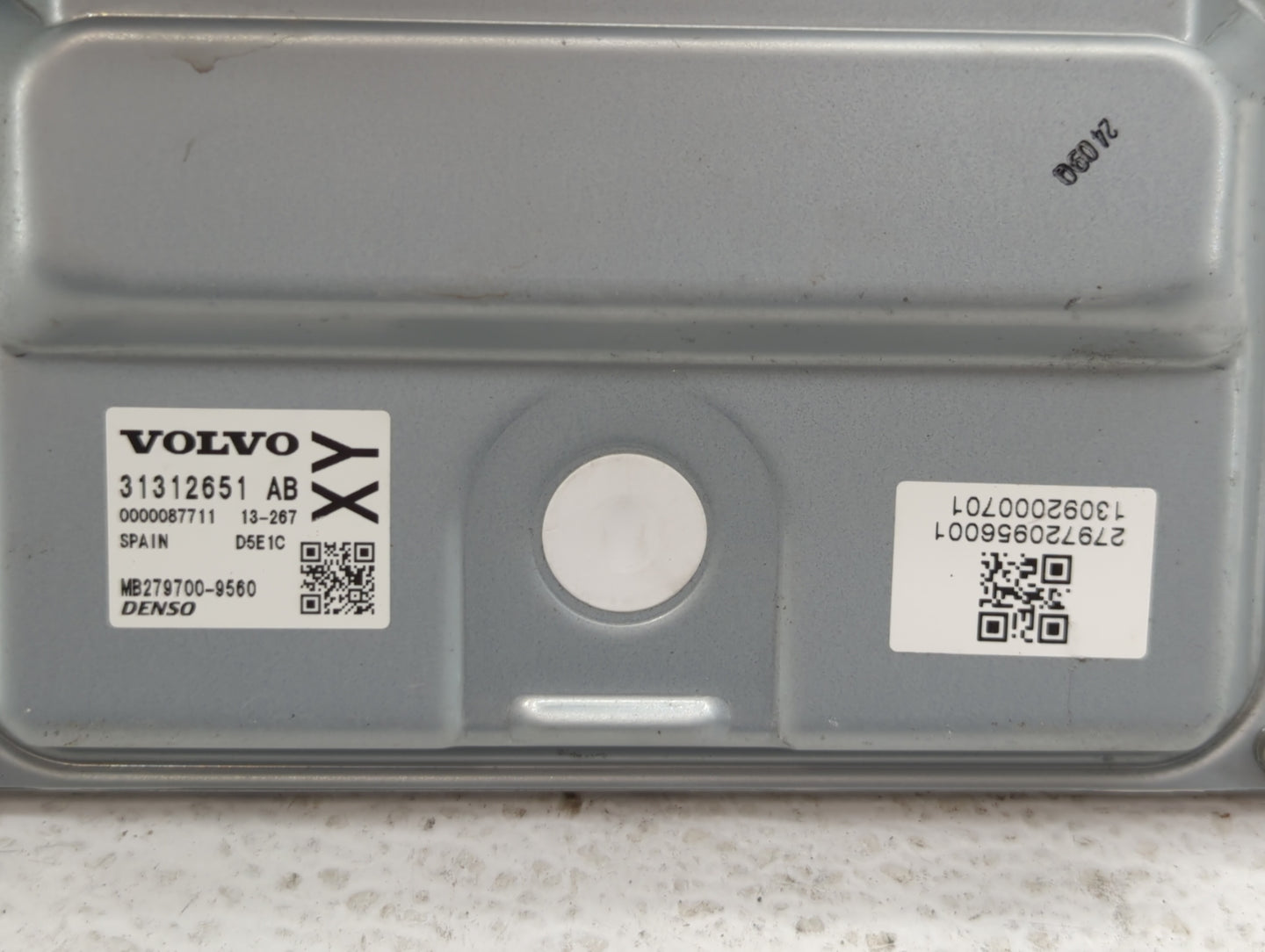 2013-2016 Volvo S60 PCM Engine Control Computer ECU ECM PCU OEM P/N:31312651 AB Fits Fits 2013 2014 2015 2016 OEM Used Auto 